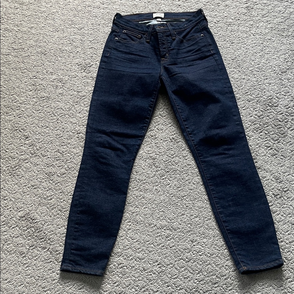 J. Crew Women's Navy Skinny Jeans